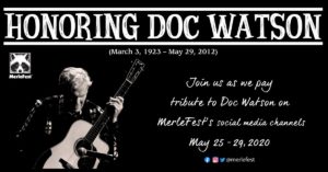 Doc Watson Week on Social Media 2020